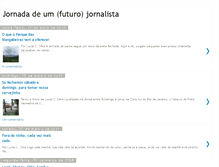Tablet Screenshot of jornadadeumjornalista.blogspot.com