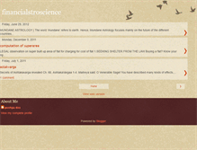 Tablet Screenshot of financialastroscience.blogspot.com