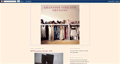 Desktop Screenshot of amandinevidesondressing.blogspot.com