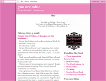 Tablet Screenshot of cherylyouaremine.blogspot.com
