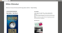 Desktop Screenshot of nilleslitteratur.blogspot.com