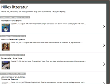Tablet Screenshot of nilleslitteratur.blogspot.com