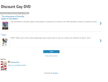 Tablet Screenshot of discountgaydvds.blogspot.com