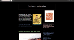Desktop Screenshot of ficcionesnaturales.blogspot.com