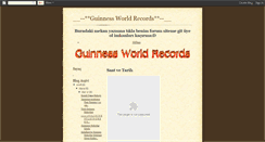 Desktop Screenshot of guinness-worldrecords.blogspot.com