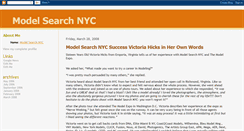 Desktop Screenshot of modelsearchnyc.blogspot.com