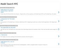 Tablet Screenshot of modelsearchnyc.blogspot.com