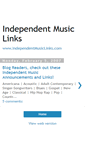 Mobile Screenshot of independentmusiclinks.blogspot.com
