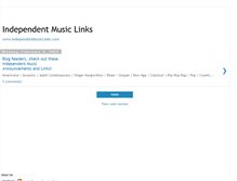 Tablet Screenshot of independentmusiclinks.blogspot.com