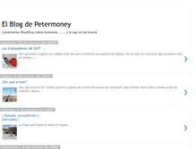 Tablet Screenshot of elblogdepetermoney.blogspot.com