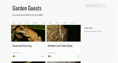Desktop Screenshot of gardenguests.blogspot.com