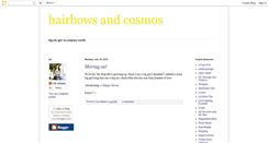 Desktop Screenshot of hairbowsandcosmos.blogspot.com