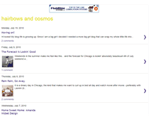 Tablet Screenshot of hairbowsandcosmos.blogspot.com