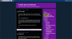 Desktop Screenshot of kstatecatzone.blogspot.com