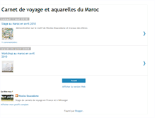 Tablet Screenshot of carnetdevoyageaumaroc.blogspot.com