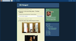 Desktop Screenshot of billwangard.blogspot.com