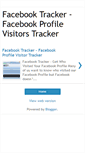 Mobile Screenshot of facebook-profile-visitors.blogspot.com