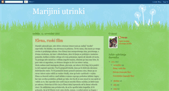 Desktop Screenshot of marijiniutrinki.blogspot.com