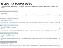 Tablet Screenshot of informatica4esocarmenconde.blogspot.com