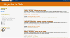 Desktop Screenshot of biografiasdechile.blogspot.com