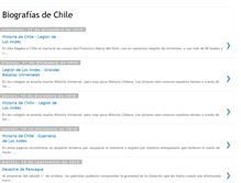 Tablet Screenshot of biografiasdechile.blogspot.com