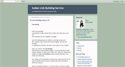 Desktop Screenshot of indianlinkbuilding.blogspot.com