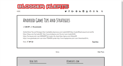 Desktop Screenshot of bloggeralerts.blogspot.com