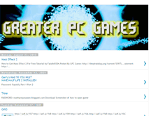 Tablet Screenshot of greaterpcgames.blogspot.com