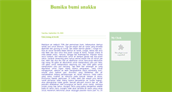 Desktop Screenshot of anakcintalingkungan.blogspot.com