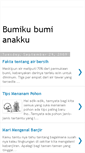 Mobile Screenshot of anakcintalingkungan.blogspot.com