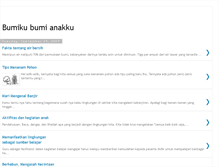 Tablet Screenshot of anakcintalingkungan.blogspot.com