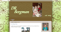 Desktop Screenshot of drbergman.blogspot.com