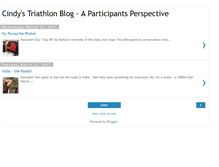 Tablet Screenshot of cindystriathlonblog.blogspot.com