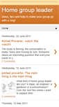 Mobile Screenshot of home-group-leader.blogspot.com