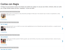 Tablet Screenshot of cositasconmagia.blogspot.com