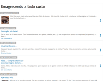 Tablet Screenshot of emagrecendoatodocusto.blogspot.com