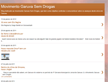 Tablet Screenshot of garuvasemdrogas.blogspot.com