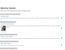 Tablet Screenshot of mommygamer.blogspot.com