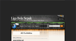 Desktop Screenshot of bola-sepak-info.blogspot.com