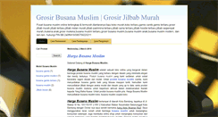 Desktop Screenshot of hargabusanamuslim.blogspot.com