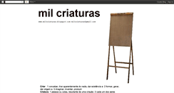 Desktop Screenshot of milcriaturas.blogspot.com