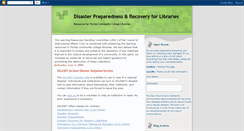 Desktop Screenshot of disasterpreparedness-libraries.blogspot.com