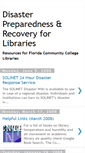 Mobile Screenshot of disasterpreparedness-libraries.blogspot.com