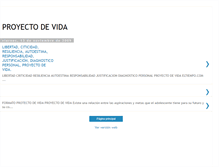 Tablet Screenshot of cdm2008-proyectodevida.blogspot.com