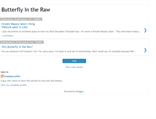 Tablet Screenshot of butterflyintheraw.blogspot.com