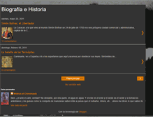 Tablet Screenshot of biografiaehistoria.blogspot.com