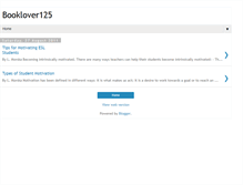 Tablet Screenshot of booklover125.blogspot.com