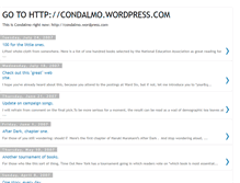 Tablet Screenshot of condalmo.blogspot.com