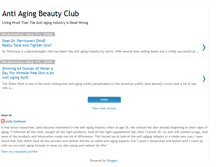 Tablet Screenshot of antiagingbeautyclub.blogspot.com