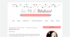 Desktop Screenshot of funfitandfabulouswithlauren.blogspot.com